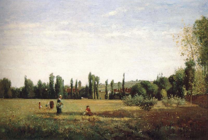 Camille Pissarro Outlook fields china oil painting image